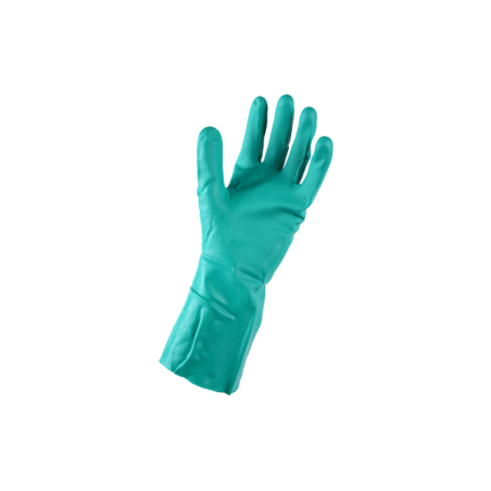 GUANTI NITRILE Tg.9,5 VERDE CON MAGLIA INTERNA