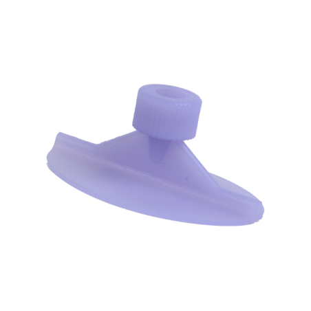 CONO ELLITTICO PIATTO FLESSIBILE VIOLA D33x47mm