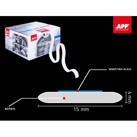 NASTRO IN SCHIUMA AUTOADESIVA BIANCO 15mmx25mt