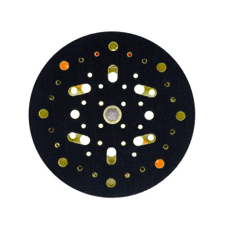 PLATORELLO ABRASIVO MULTIFORO 8+8/6+N. SPM Ø150 15/17 HUM