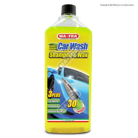 CAR WASH SHAMPO E CERA 1000 ML 6 PCS