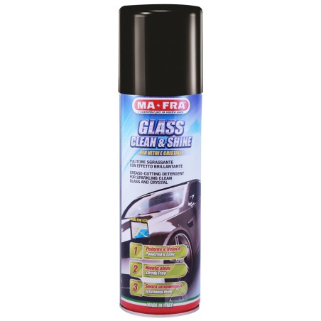 GLASS CLEAN &SHINE SPRAY 200ML 24 PCS