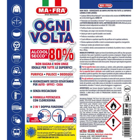 OGNI VOLTA SPRAY 300 ML 12 PCS