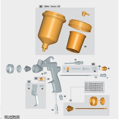 KIT VALVOLA ARIA CLASSIC LUX