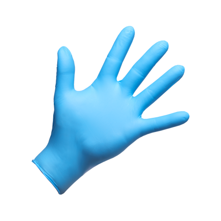 GUANTI IN NITRILE BLUE  XL 5my(cf.100pz)