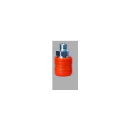 PRESA RAPIDA CORPO FEMMINA CON FILETTATURA MASCHIO  BSPT 1/4  -  Attacco rapido - Acciaio, standard: M-BSPT 1/4, multip