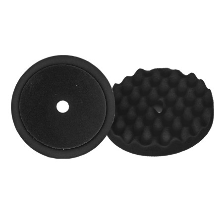 TAMPONE LUCIDANTE Ø180 NERO SOFT LUCIDANTE PROFILATA H25 VELCRO