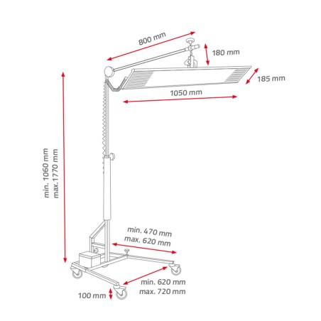 LAMPADA OMBRA SU SUPPORTO LC1050 2.0 NTools