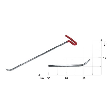 N.BT 60-STRUMENTO PER RIMOZIONE AMMACCATUREBT- 60: 60 cm di lunghezza, 11 mm di spessore, 1 punta affilata e arrotondat